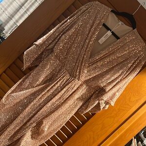 Baltic Born Dova Rose Sequin Dress Size large